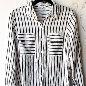 Button Down Striped shirt, M size